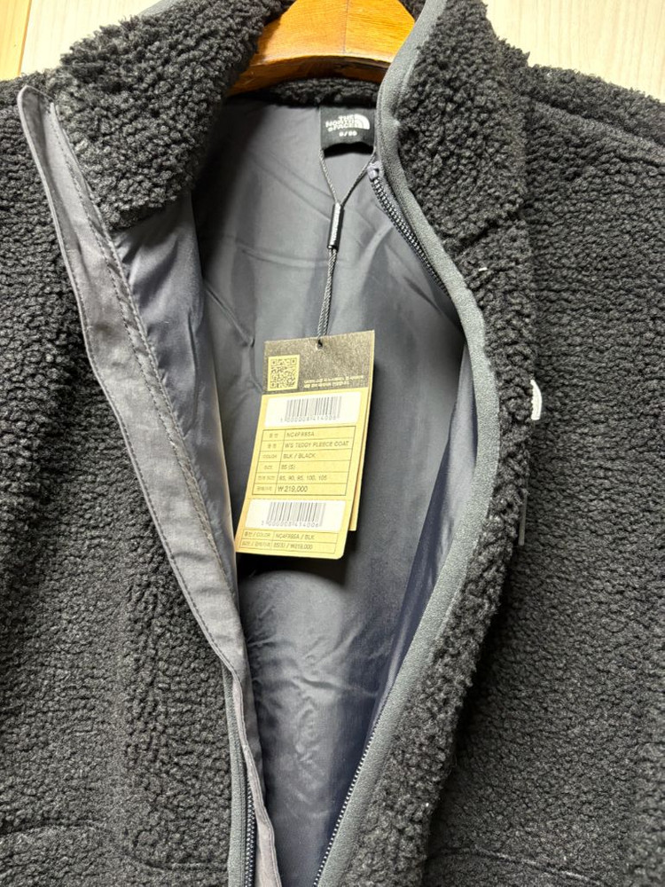 노스페이스 여성 테디플리스코트 이미지
