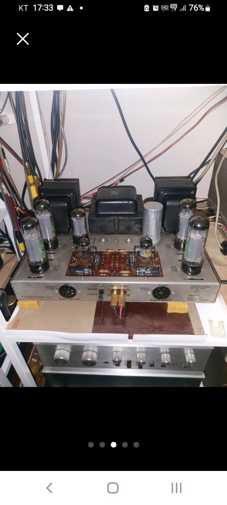 Dynaco 진공관 파워앰프 이미지