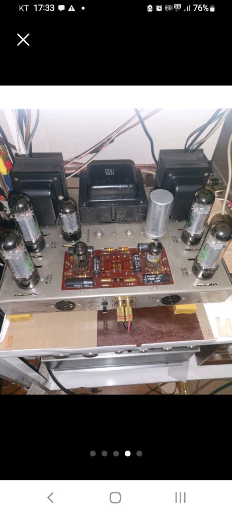 Dynaco 진공관 파워앰프 이미지