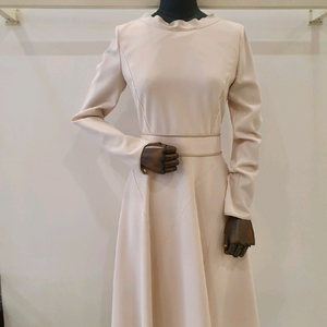 미샤 진주소매 원피스