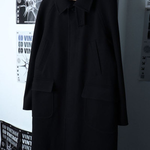 (L-XL) 스파오 코트자켓 발마칸 블랙 울