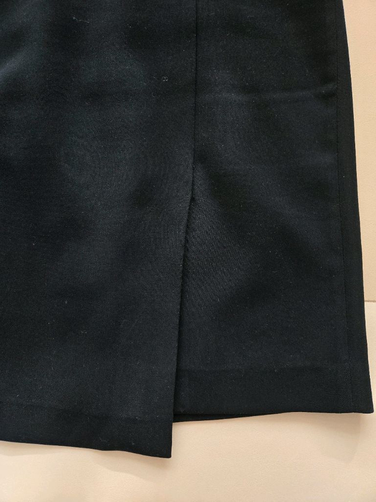 모조에스핀 정장 스커트 네이비 세미 하이웨스트 무릅길이 55--4