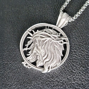 예슈아 주석 천주교 기독교 펜던트 클래식 예수 남자 목걸이 이미지