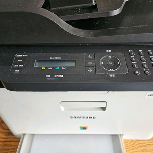 삼성 컬러 레이저 팩스 프린터 복합기 판매합니다(새토너)