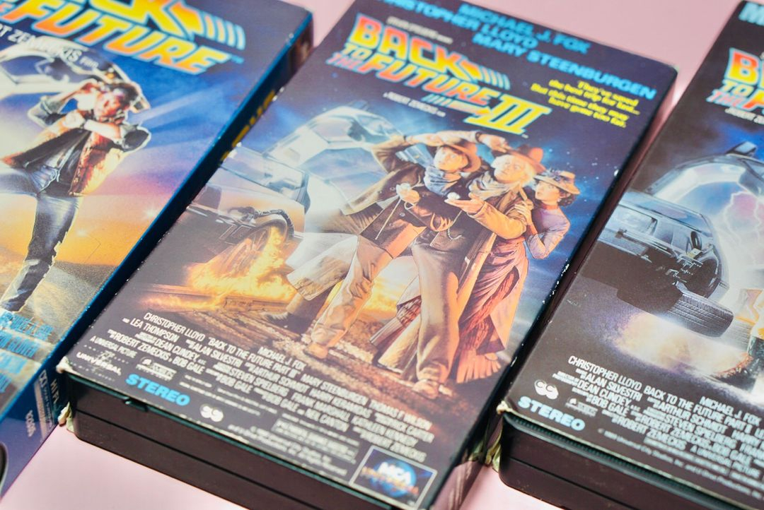 빽투더퓨처 1,2,3 비디오 테이프 북미판 영화 수집 vhs 이미지