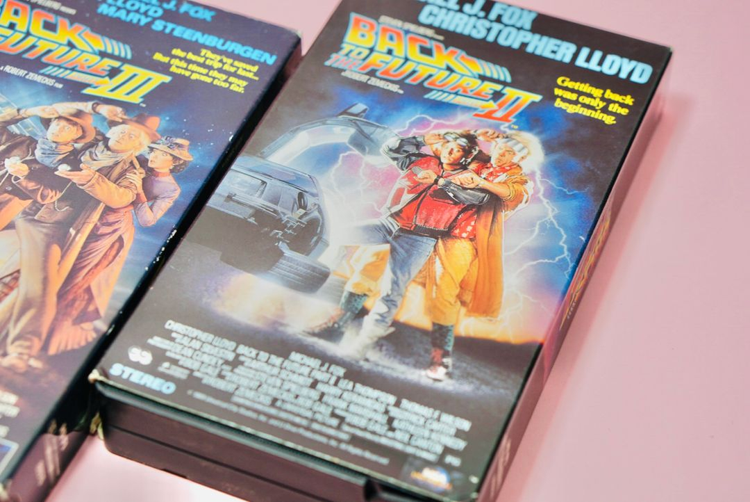 빽투더퓨처 1,2,3 비디오 테이프 북미판 영화 수집 vhs 이미지