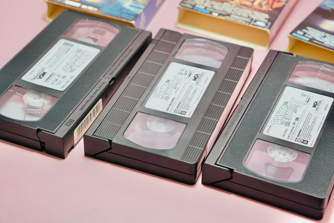 빽투더퓨처 1,2,3 비디오 테이프 북미판 영화 수집 vhs 이미지