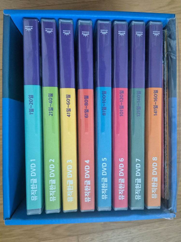 브레인나우 한자, 한글 dvd 이미지
