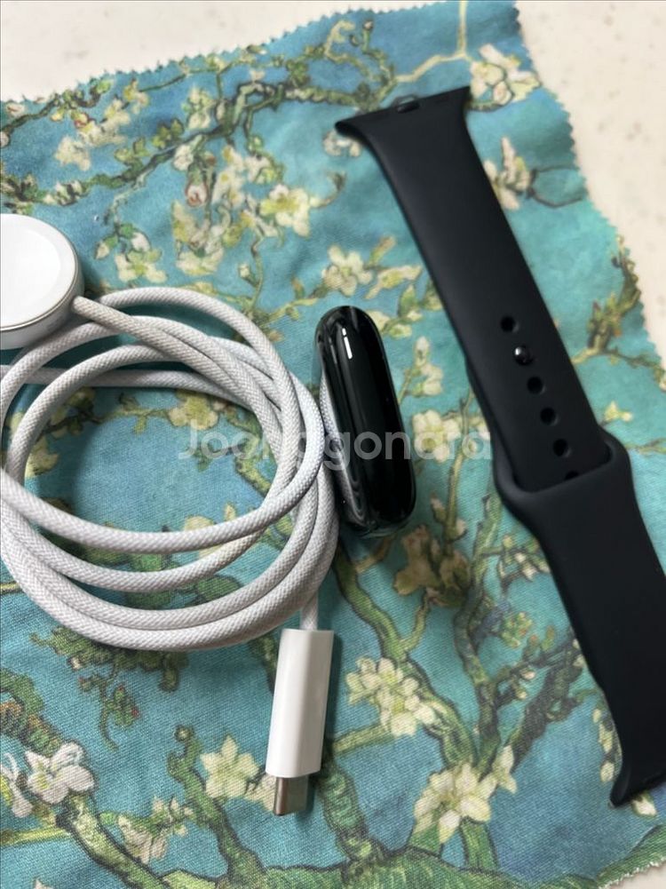 애플워치10 42mm 제트블랙 S급--4