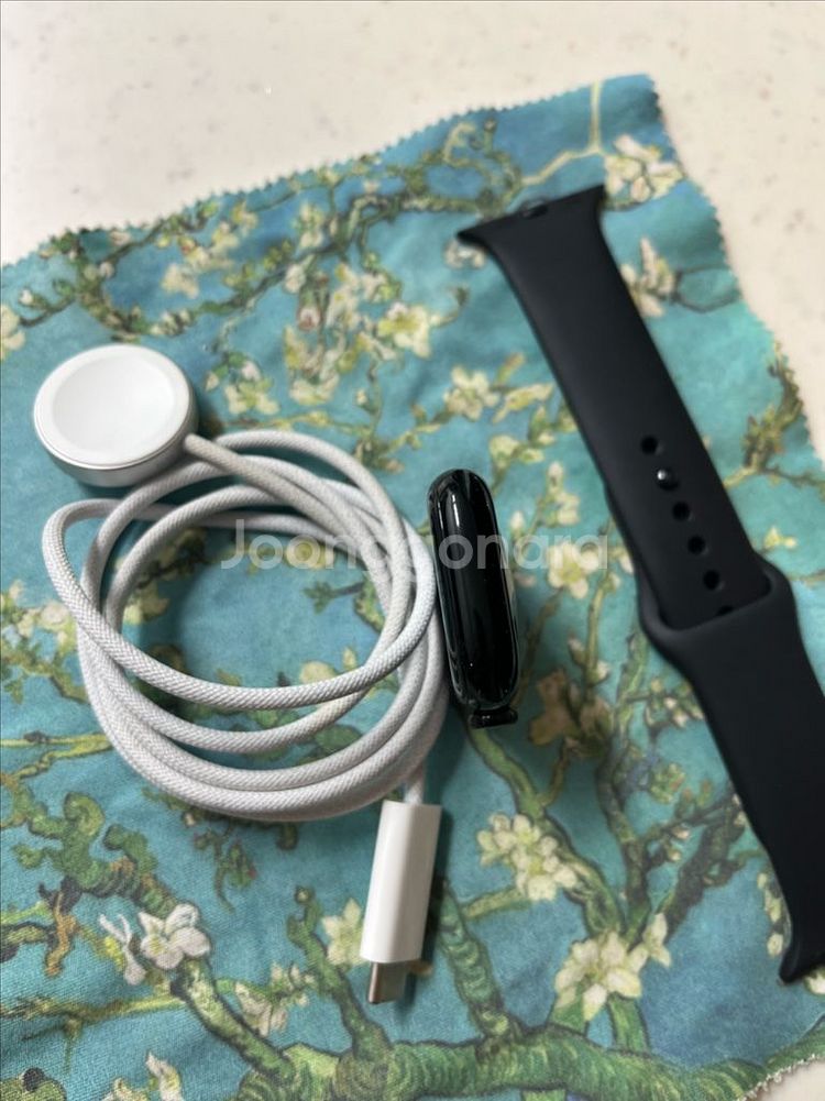 애플워치10 42mm 제트블랙 S급--6