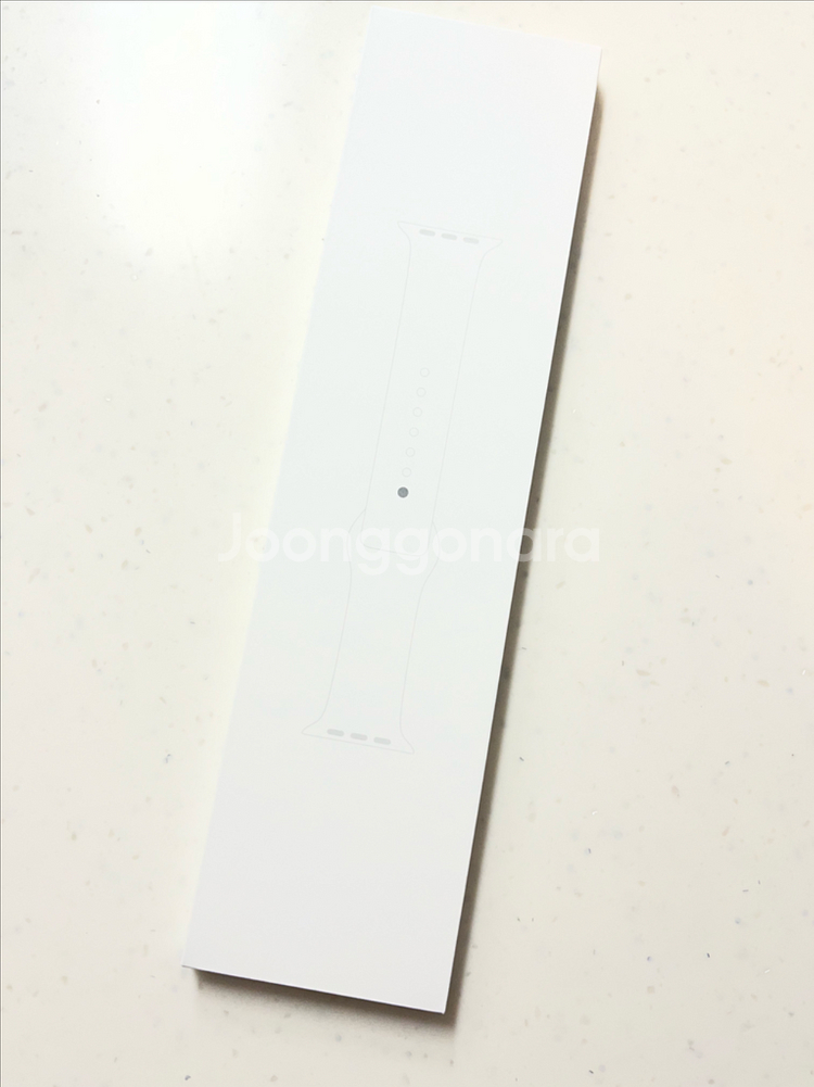 애플워치 정품 화이트 스포츠스트랩 미개봉--1