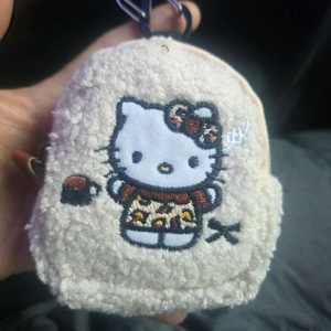 키티 동전지갑 키링,에어팟,버즈 케이스 아이보리