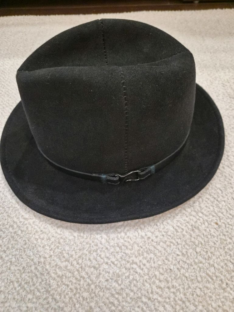 헬렌카민스키 XY 블랙 펠트 겨울 페도라 L 이미지