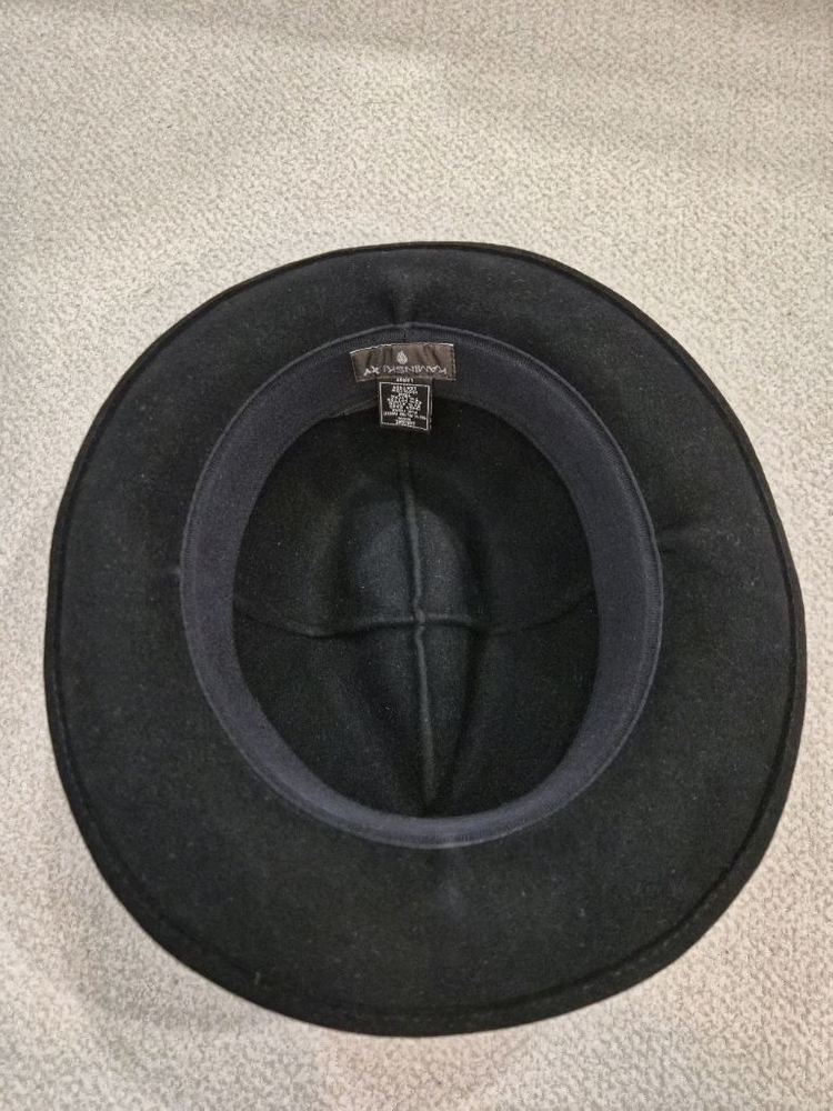 헬렌카민스키 XY 블랙 펠트 겨울 페도라 L 이미지