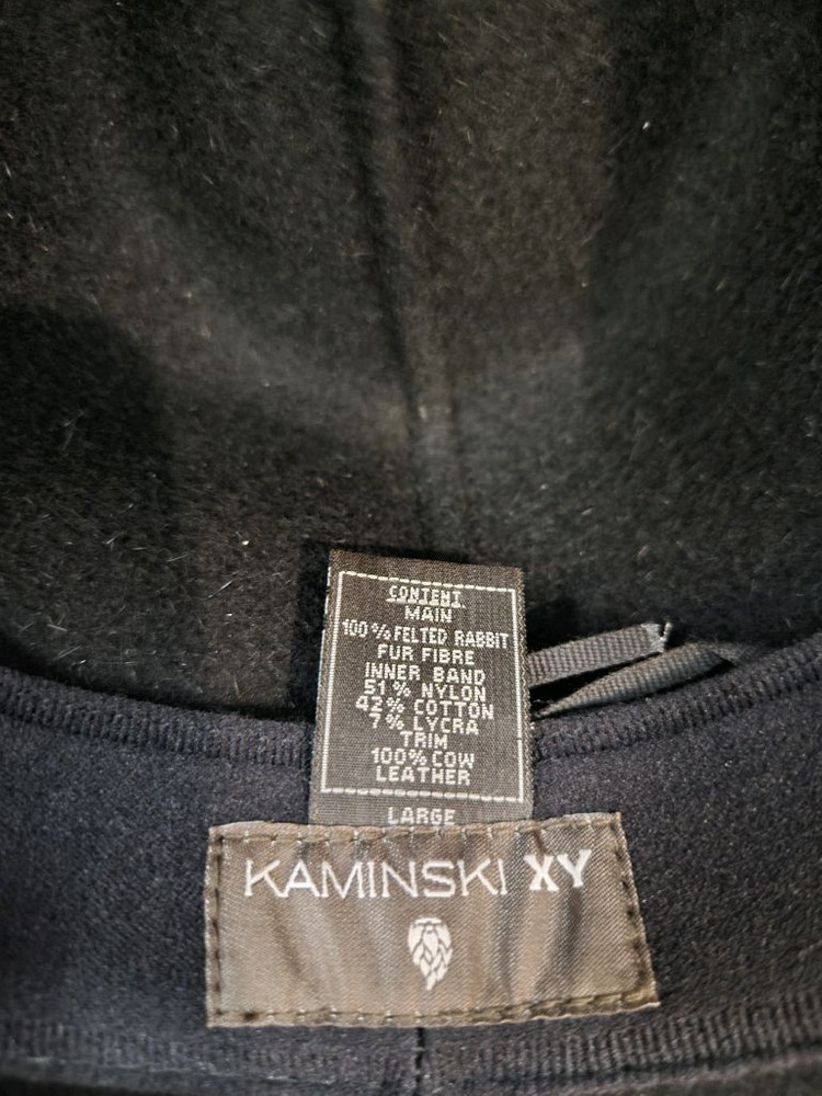 헬렌카민스키 XY 블랙 펠트 겨울 페도라 L 이미지