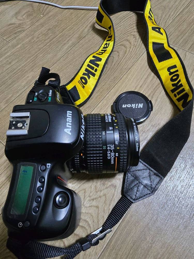 니콘 F50 필름 카메라 35-80mm 렌즈--4