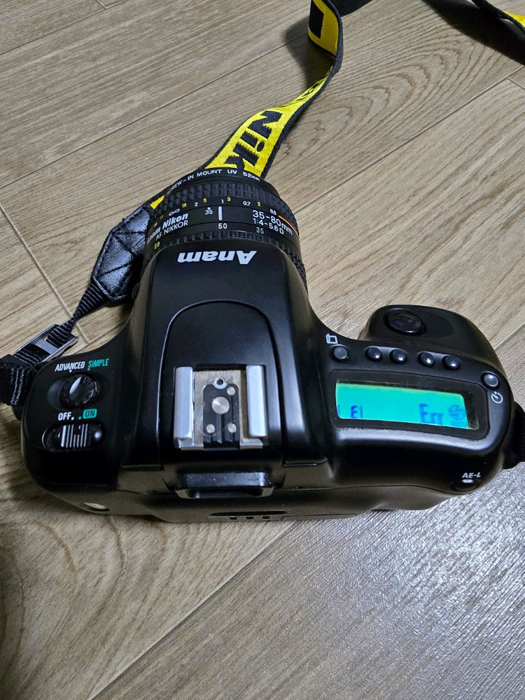 니콘 F50 필름 카메라 35-80mm 렌즈--5