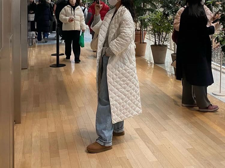 아떼즈 퀼팅 구스 패딩 (완전 새상품)--4