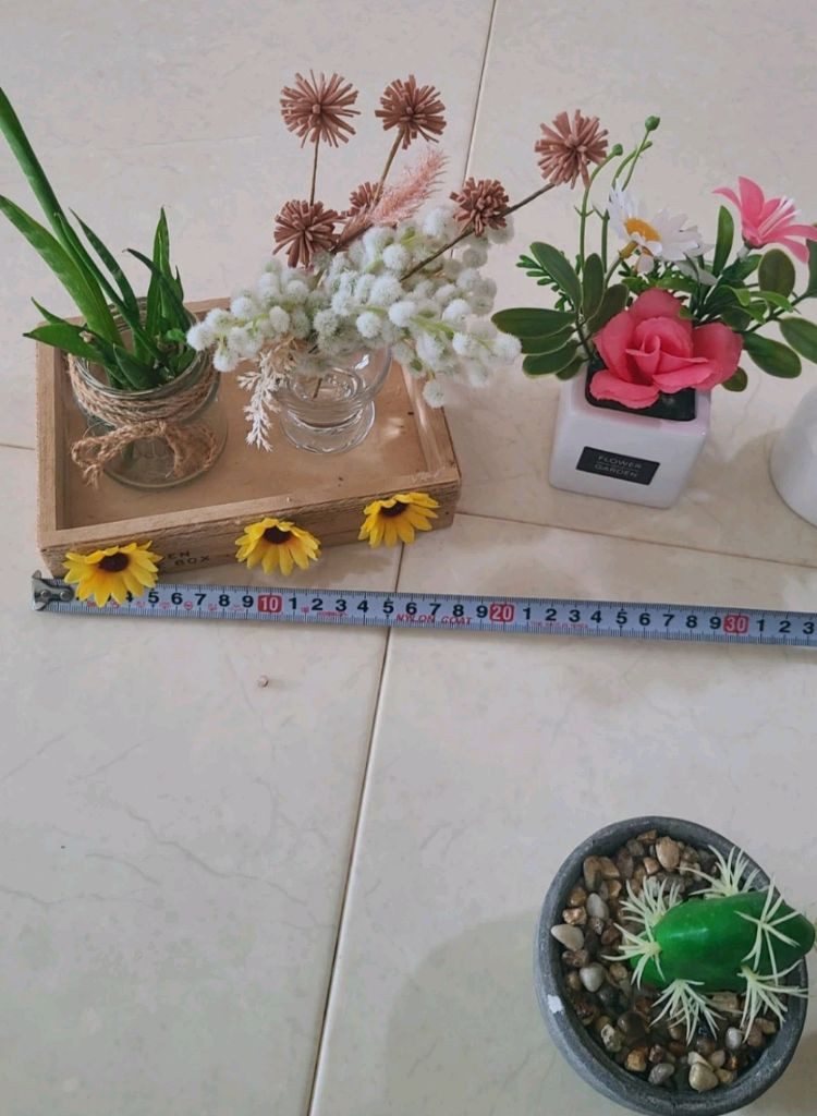 폼폼이 선인장 라벤더 행잉 인테리어 조화 화분 세트 8개--1