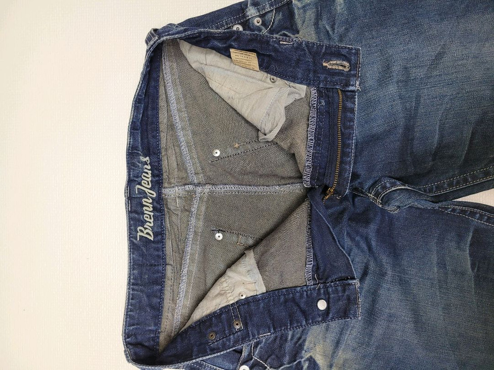 Brenn jeans 남자 워싱 청바지 30 다크블루--4