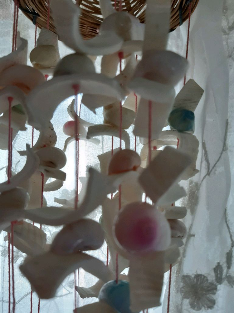 핸드메이드 조개모빌--1