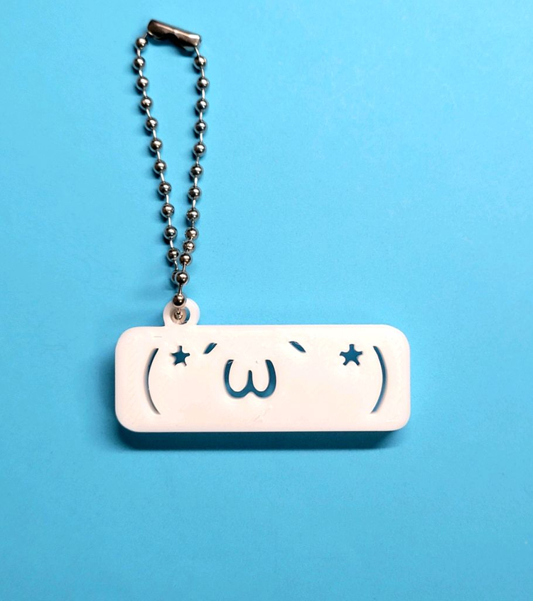 해피 이모티콘 키링 키체인--1