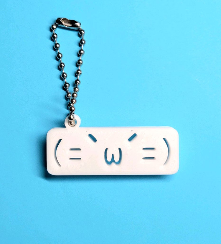 삐진 이모티콘 키링 키체인--1