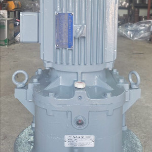 버티컬 타입, 중고 최고품질 기어드감속기모터, 205형, 5HP, 1/60, 삼양감속기 제품 판매 이미지