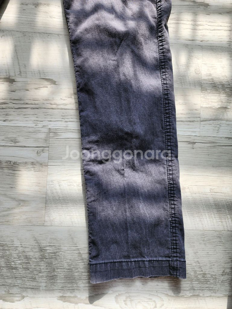 GAP 갭 코듀로이 팬츠 팜. 33사이즈 블루그레이 색상 골덴 바지--2