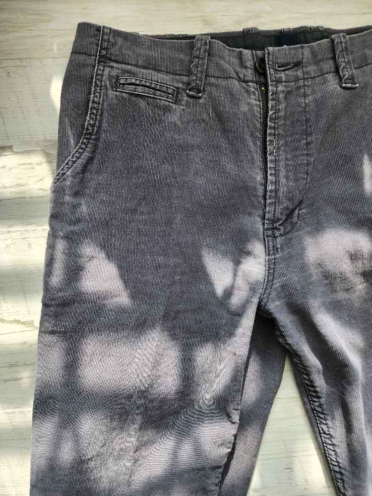 GAP 갭 코듀로이 팬츠 팜. 33사이즈 블루그레이 색상 골덴 바지--3