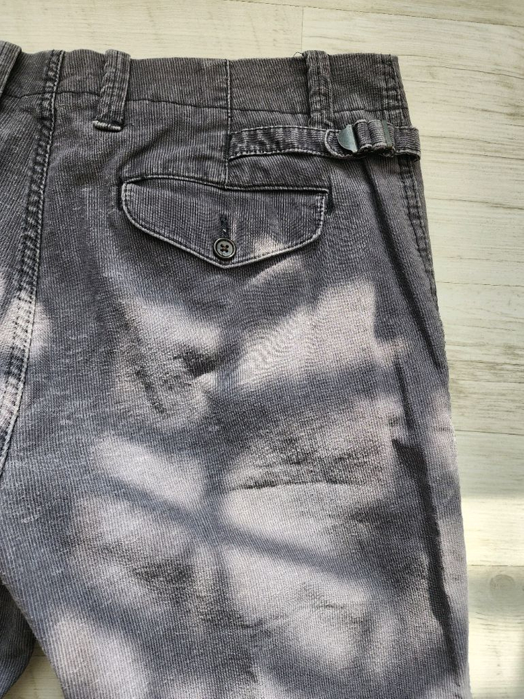 GAP 갭 코듀로이 팬츠 팜. 33사이즈 블루그레이 색상 골덴 바지--5