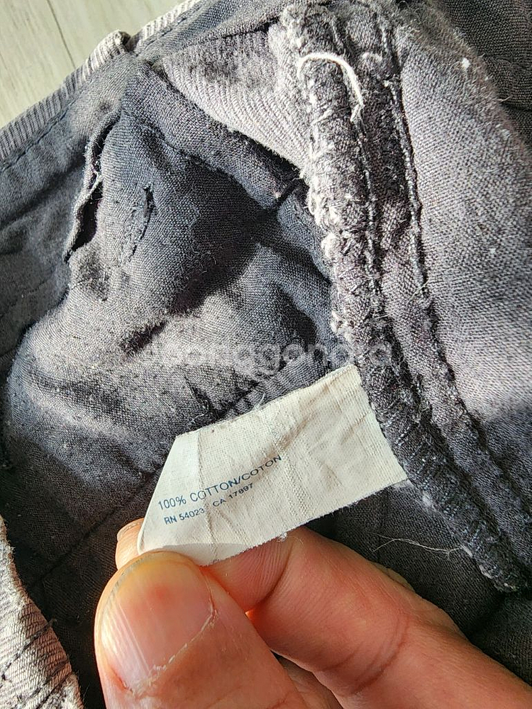 GAP 갭 코듀로이 팬츠 팜. 33사이즈 블루그레이 색상 골덴 바지--7