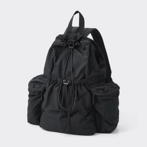 GU 소프트 나일론 스트링 드로우 백팩 (블랙)