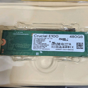 크루셜 E100 480GB Nvme ssd