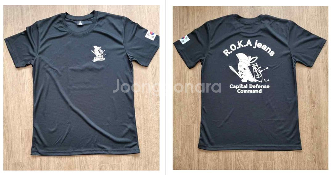 뉴진스 로카티 블랙 티셔츠 XL 105(새제품)--1