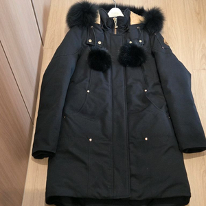 무스너클 골드 롱패딩. S