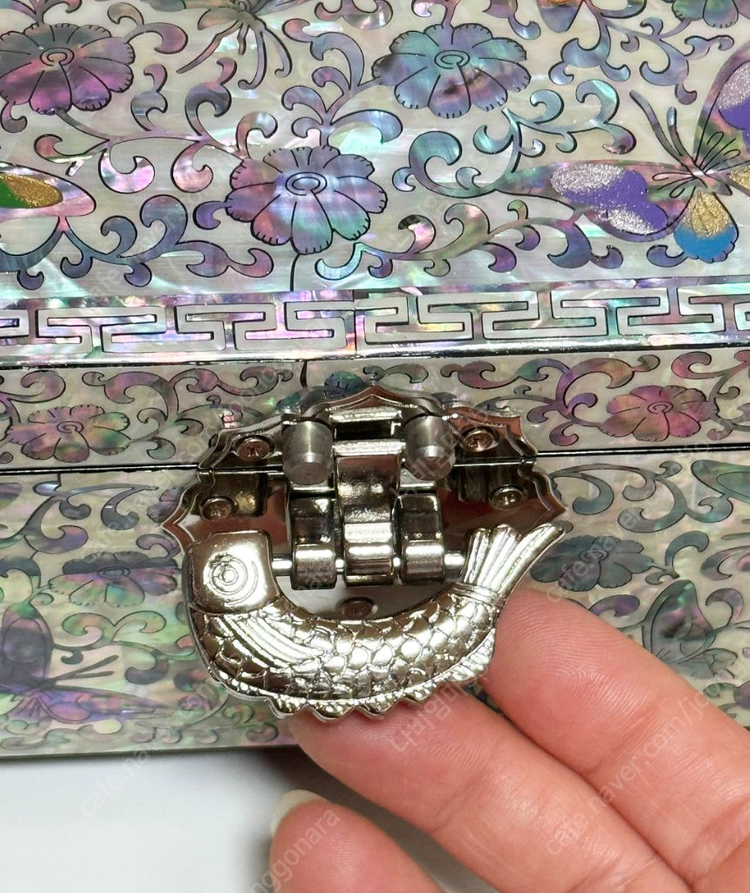 나전칠기 자개보석함 박인호작품 (새상품)--7