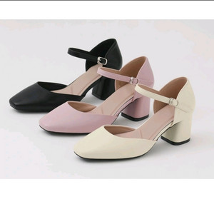 [1회착용] 착한구두 메리제인 펌프스 힐 아이보리 230 이미지