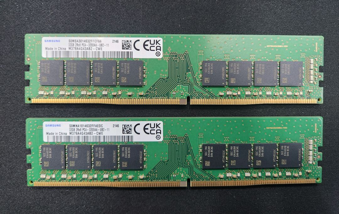 DDR4 32GB 3200AA 메모리 4개 이미지