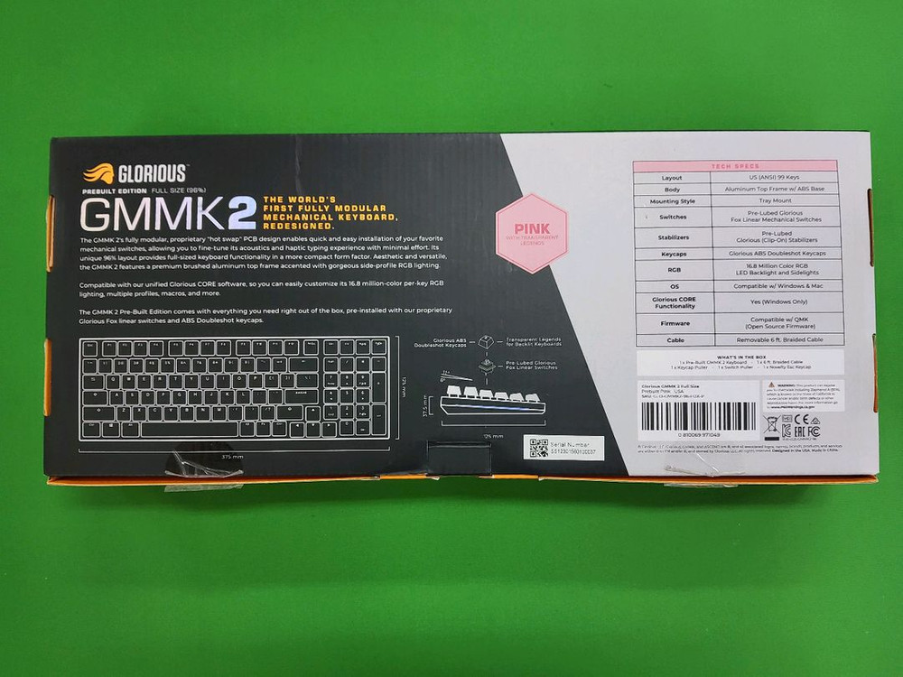 글로리어스 GMMK2(96%) 기계식 키보드 적축--4