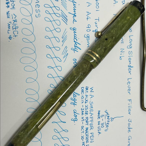 쉐퍼 만년필 5-30 플랫탑 레버필러 14K EF닙