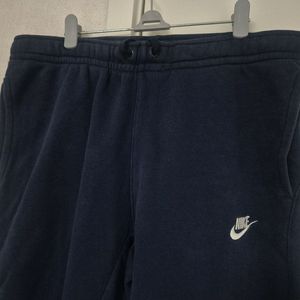 나이키 네이비 조거 기모 트레이닝 바지