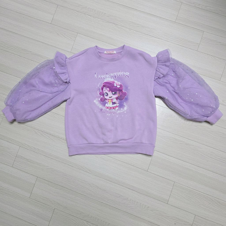 1-2회착용 캐치티니핑 리리끌레르 왕기모 상하복 130 일괄--7