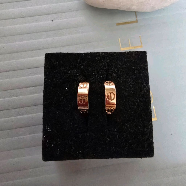 18k핑골드 데일리 귀걸이--2