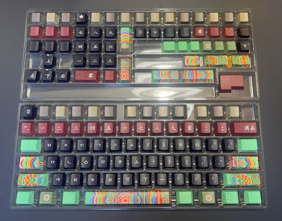 시이닷 단청 블랙 키캡 (국립중앙박물관 한정판 굿즈) 이미지