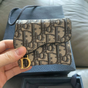 [백화점판/풀박스] 디올 오블리크 자카드 카드지갑 이미지