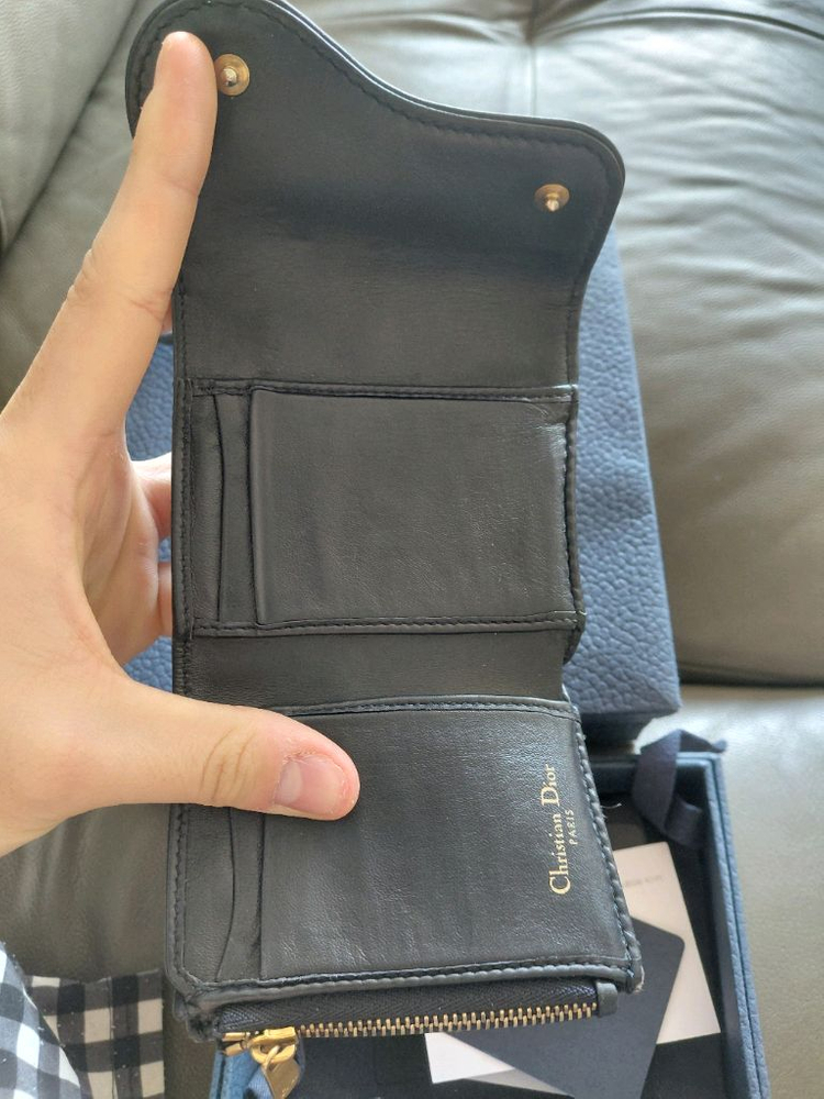 [백화점판/풀박스] 디올 오블리크 자카드 카드지갑 이미지