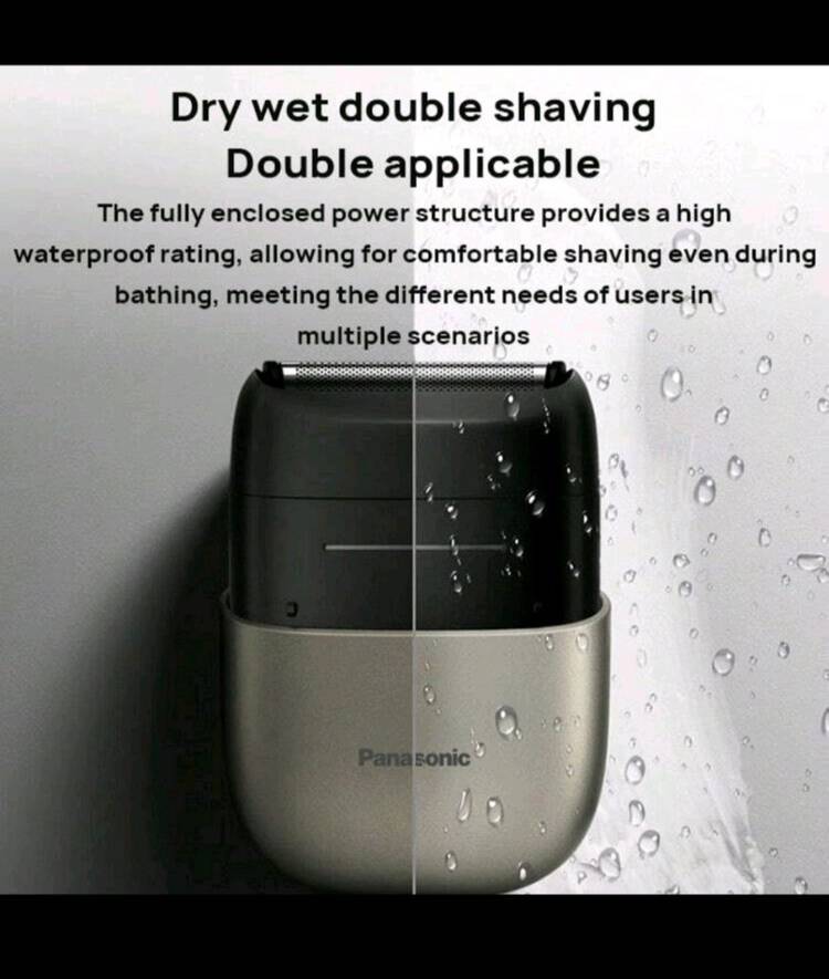 파나소닉 휴대용 면도기 2중날 새상품--2
