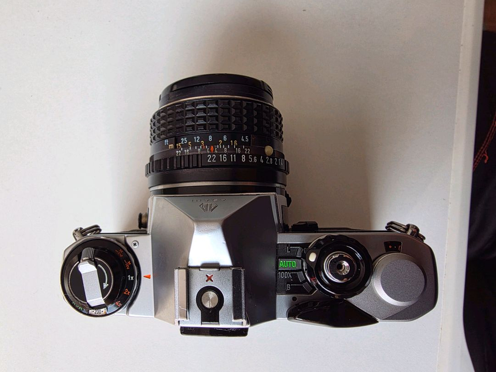 아사히펜탁스 ME 필름카메라 + 50mm 1.4 렌즈 세트--1