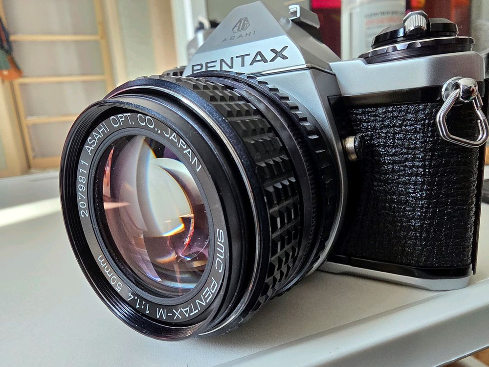 아사히펜탁스 ME 필름카메라 + 50mm 1.4 렌즈 세트--3